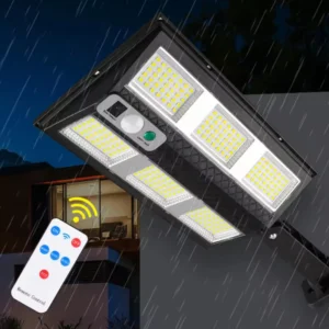 Rechargeable Solar COB LED Light PIR Motion Sensor Outdoor